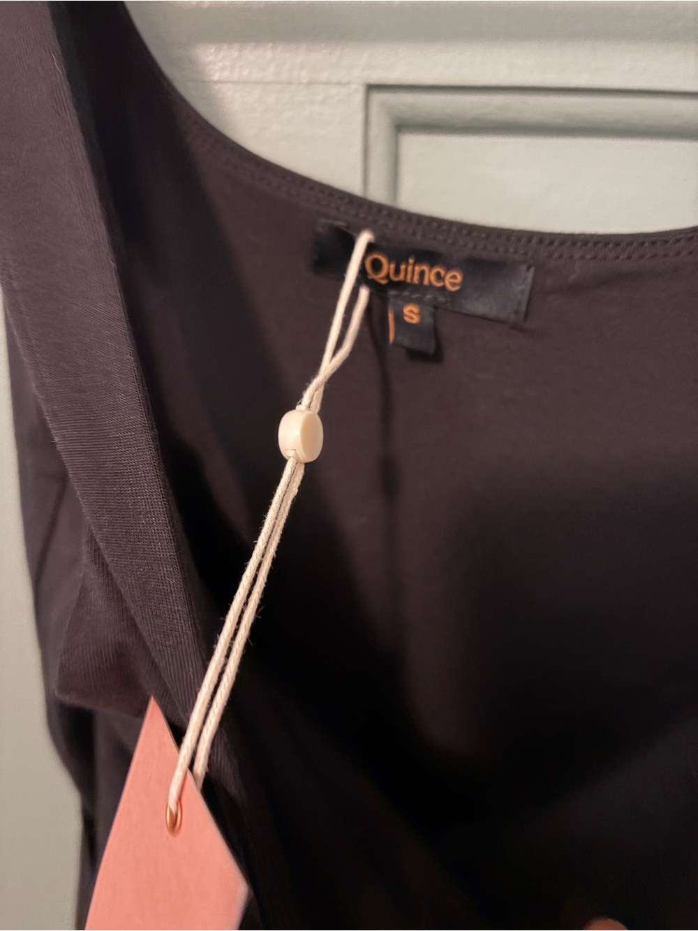 Quince Tencel Jersey Side Tie Dress NWT - Picture 7 of 7